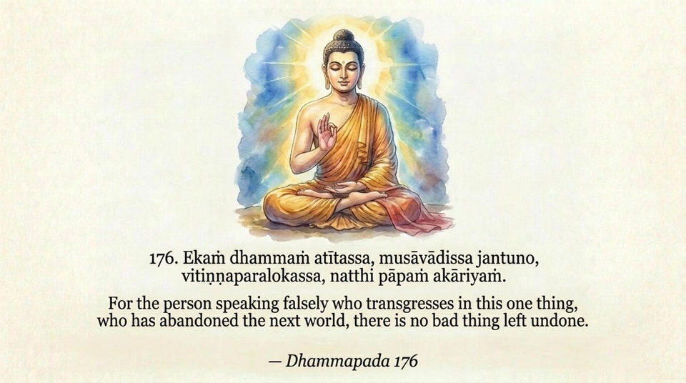 For the person speaking falsely